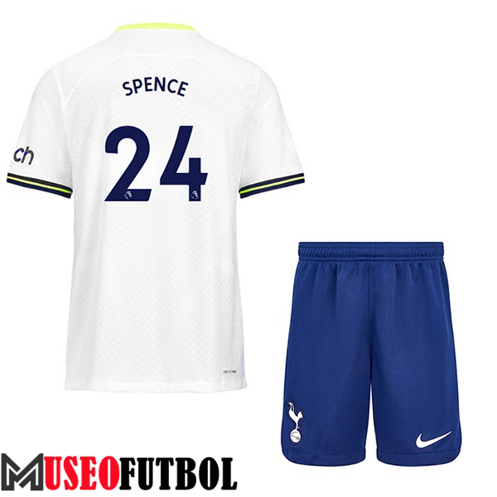 Camiseta Tottenham Hotspur (SPENCE #24) Ninos Primera 2022/2023