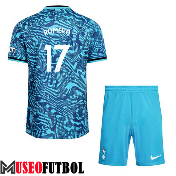 Camiseta Tottenham Hotspur (ROMERO #17) Ninos Tercera 2022/2023