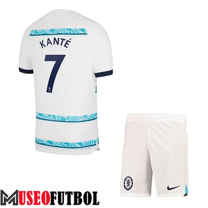 Camiseta Chelsea (KANTÉ #7) Ninos Segunda 2022/2023