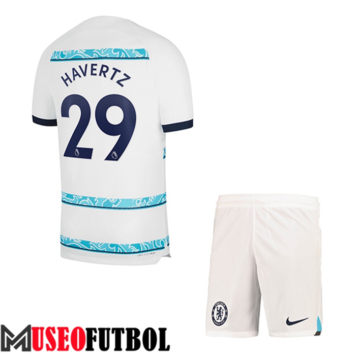 Camiseta Chelsea (HAVerdeZ #29) Ninos Segunda 2022/2023