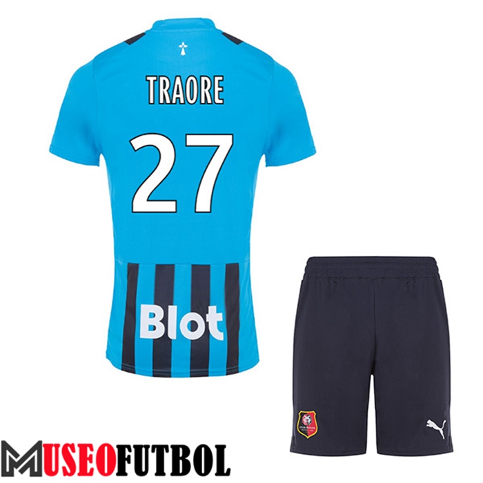 Camiseta Stade Rennais (TRAORE #27) Ninos Tercera 2022/2023