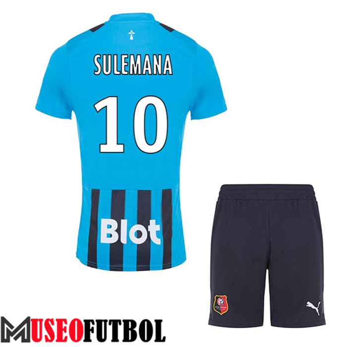 Camiseta Stade Rennais (SULEMANA #10) Ninos Tercera 2022/2023