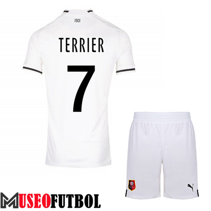 Camiseta Stade Rennais (TERRIER #7) Ninos Segunda 2022/2023