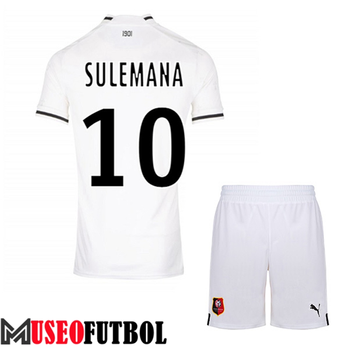 Camiseta Stade Rennais (SULEMANA #10) Ninos Segunda 2022/2023