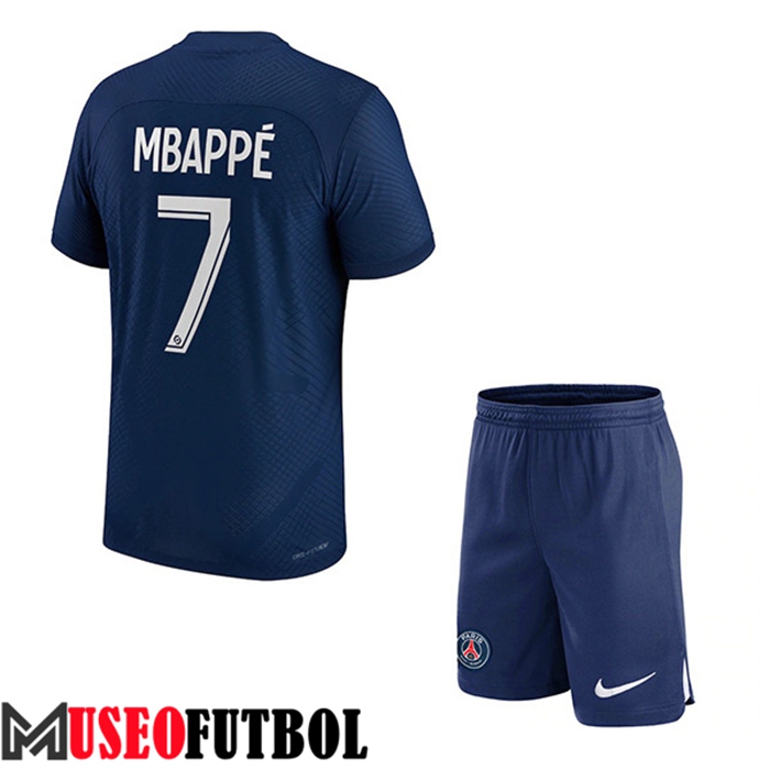 Camiseta PSG (MBAPPÉ #7) Ninos Primera 2022/23