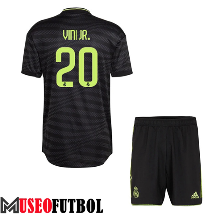 Camiseta Real Madrid (VINIJR #20) Ninos Tercera 2022/2023