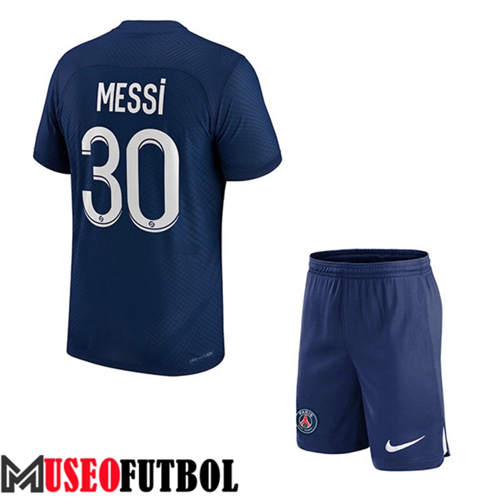 Camiseta PSG (MESSI #30) Ninos Primera 2022/23