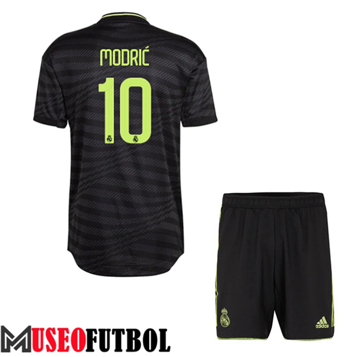 Camiseta Real Madrid (MODRIC #10) Ninos Tercera 2022/2023