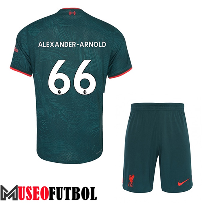 Camiseta Liverpool (ALEXANDER-ARNOLD #66) Ninos Tercera 2022/2023