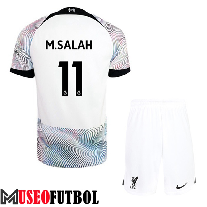 Camiseta Liverpool (M.SALAH #11) Ninos Segunda 2022/2023