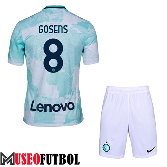 Camiseta Inter Milan (GOSENS #8) Ninos Segunda 2022/2023