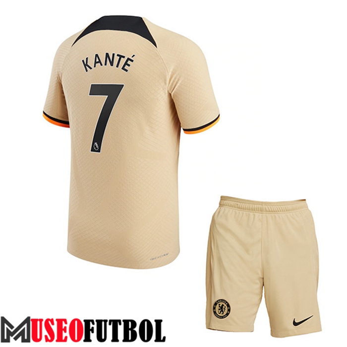 Camiseta Chelsea (KANTÉ #7) Ninos Tercera 2022/2023