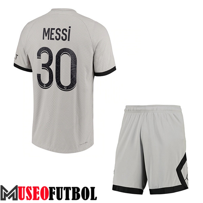 Camiseta PSG (MESSI #30) Ninos Segunda 2022/23