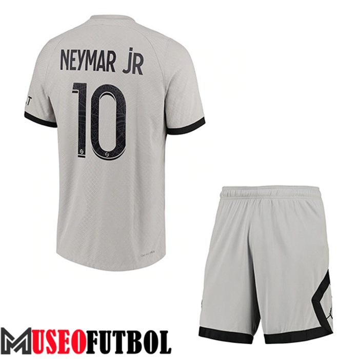 Camiseta PSG (NEYMAR JR #10) Ninos Segunda 2022/23