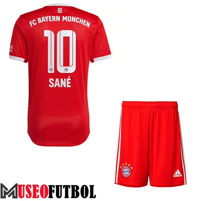 Camiseta Bayern Munich (SANÉ #10) Ninos Primera 2022/23