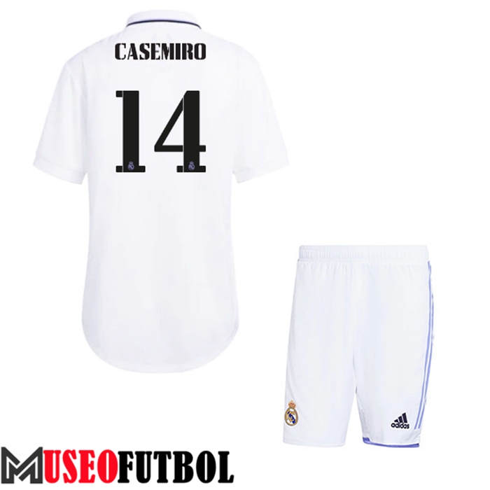 Camiseta Real Madrid (CASEMIRO #14) Ninos Primera 2022/23