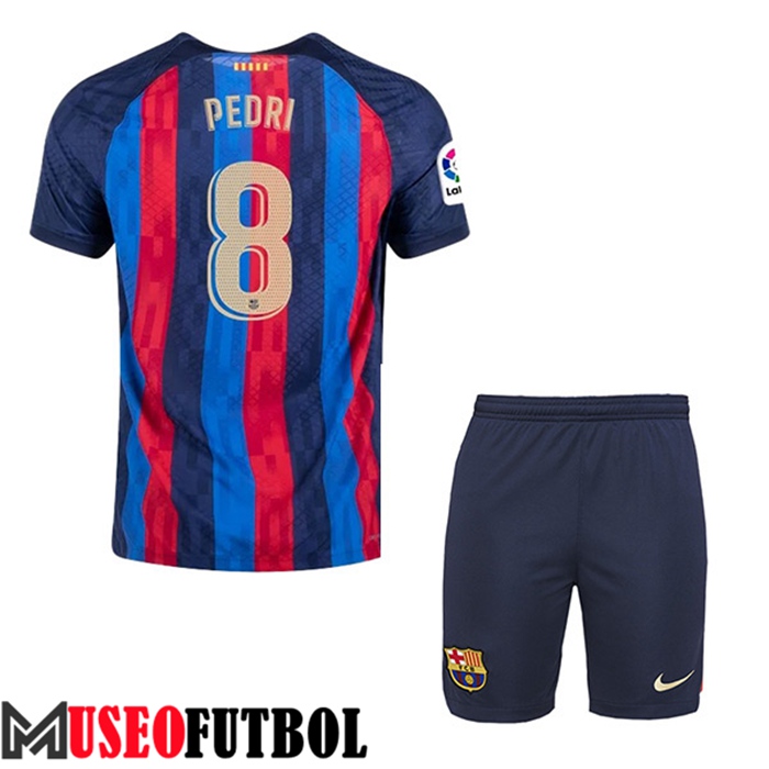 Camiseta FC Barcelona (PEDRI #8) Ninos Primera 2022/23