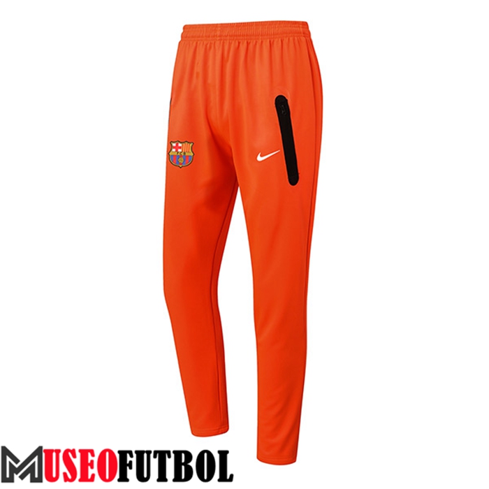 Pantalon Entrenamiento FC Barcelona Naranja 2022/2023