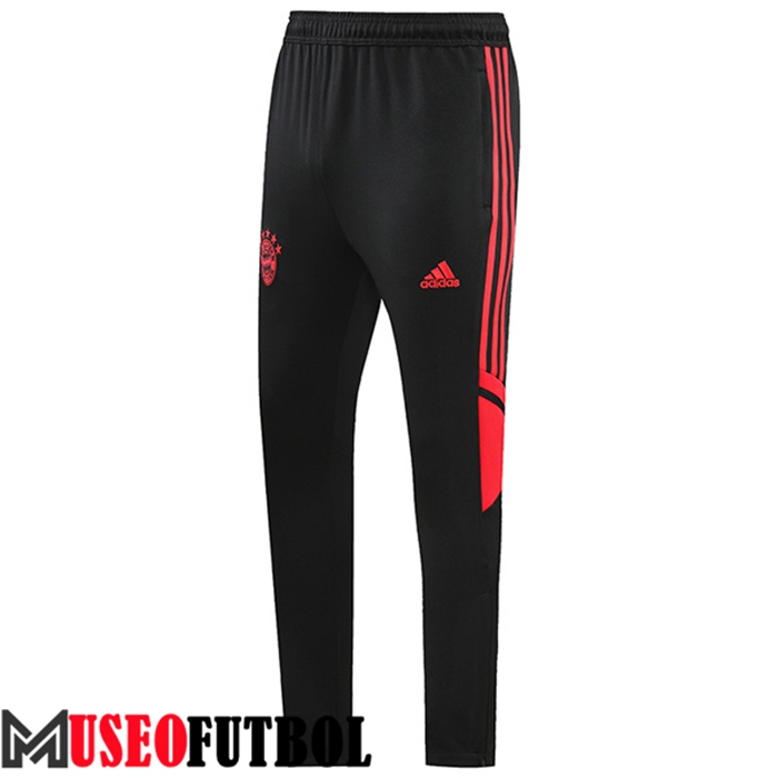 Pantalon Entrenamiento Bayern Munich Negro/Rojo 2022/2023 -01