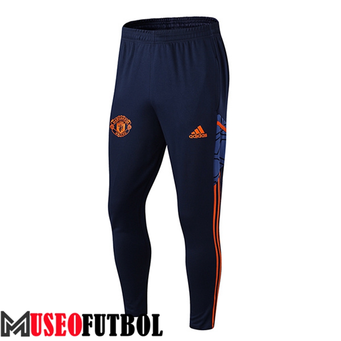 Pantalon Entrenamiento Manchester United Azul Marino 2022/2023