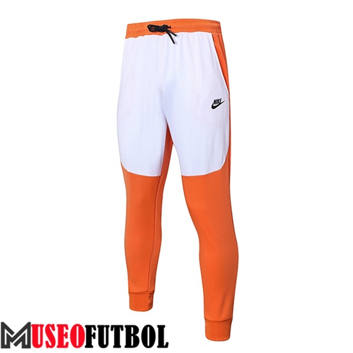 Pantalon Entrenamiento NIKE Blanco/Naranja 2022/2023