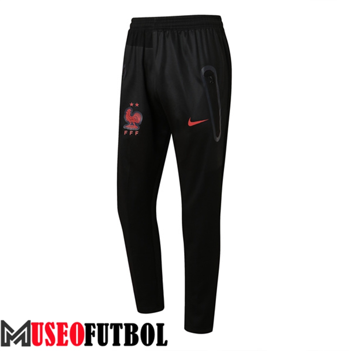 Pantalon Entrenamiento Francia Negro 2022/2023