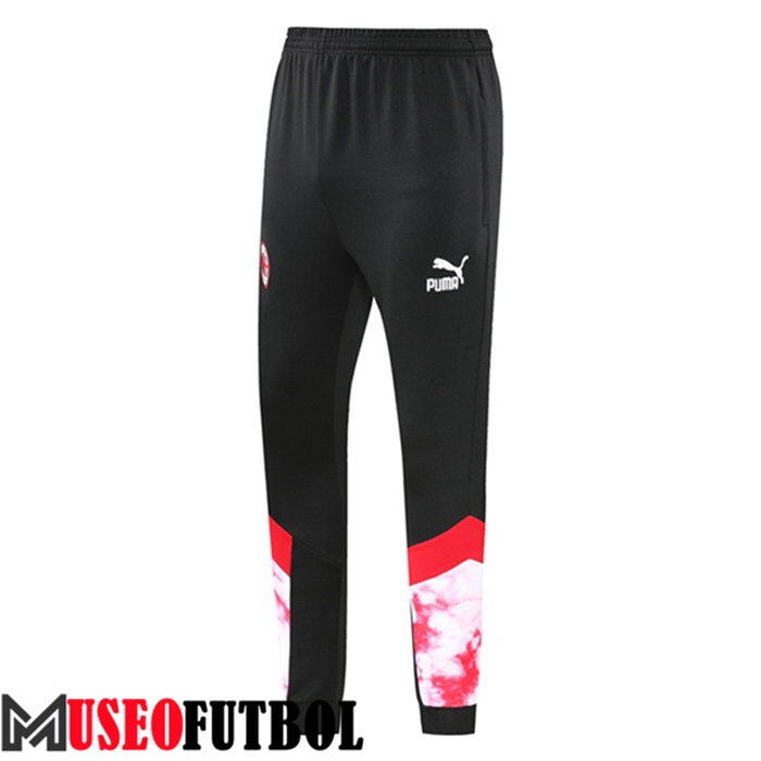 Pantalon Entrenamiento AC Milan Negro/Blanco 2022/2023