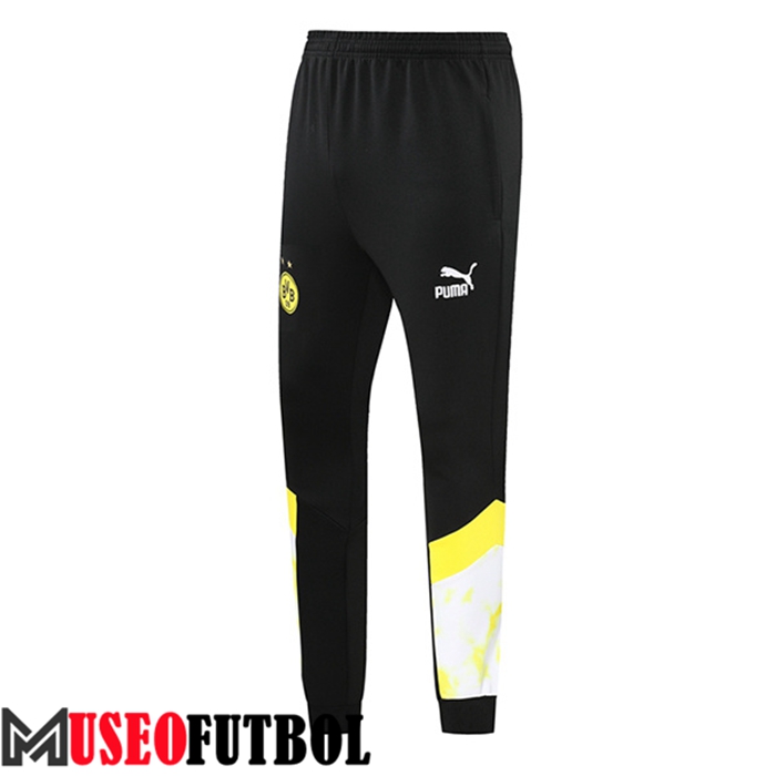 Pantalon Entrenamiento Dortmund Negro/Blanco 2022/2023