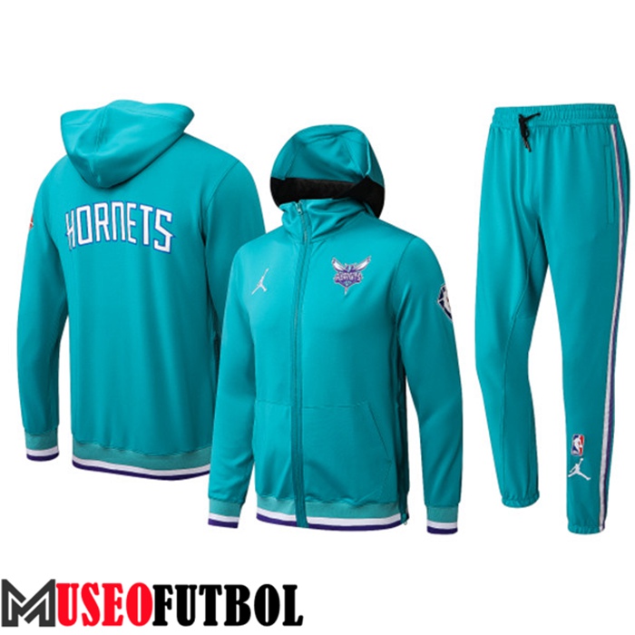 Chandal NBA Charlotte Hornets Azul Claro 2022