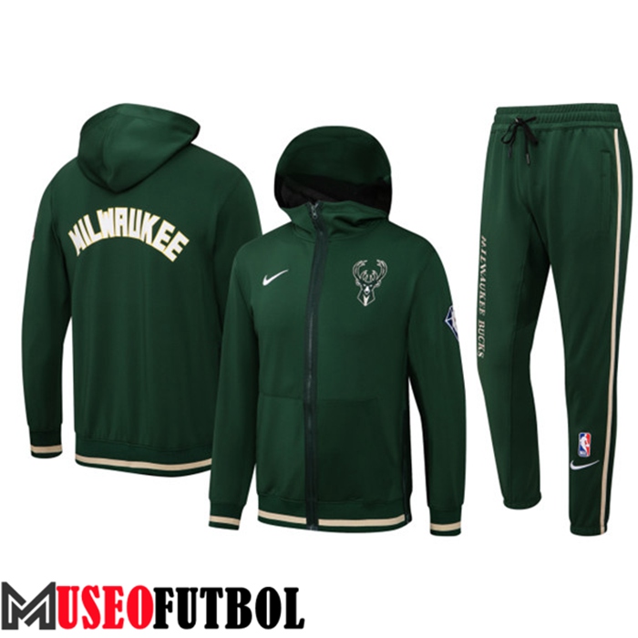 Chandal NBA Milwaukee Bucks Verde 2022