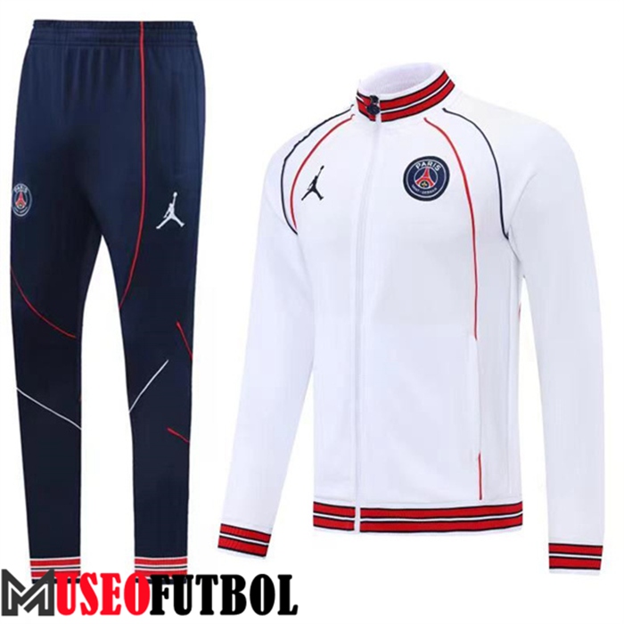 Chandal Futbol - Chaqueta Jordan PSG Blanco 2022/2023