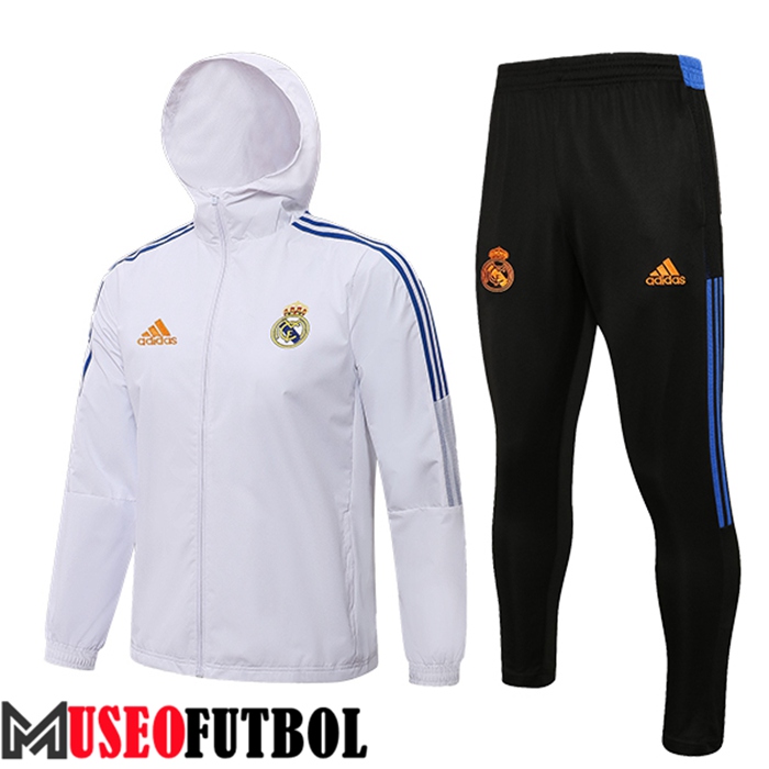 Rompevientos Chandal De Futbol Real Madrid Blanco 2022/2023