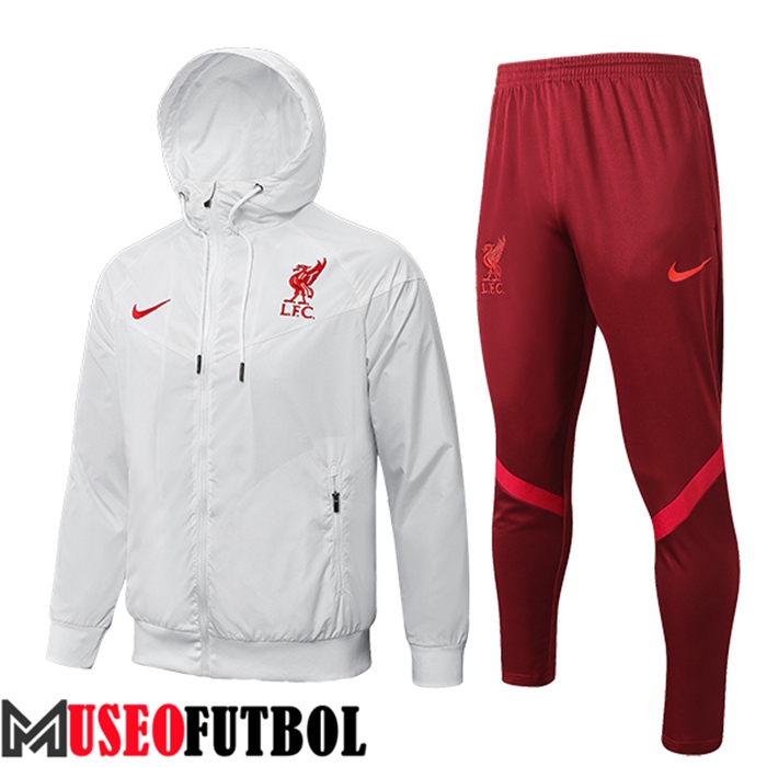 Rompevientos Chandal De Futbol FC Liverpool Blanco 2022/2023