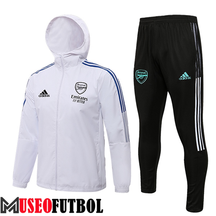 Rompevientos Chandal De Futbol Arsenal Blanco 2022/2023