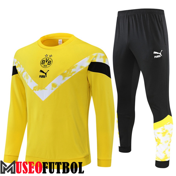 Chandal Equipos De Futbol Dortmund BVB Amarillo/Blanco 2022/2023