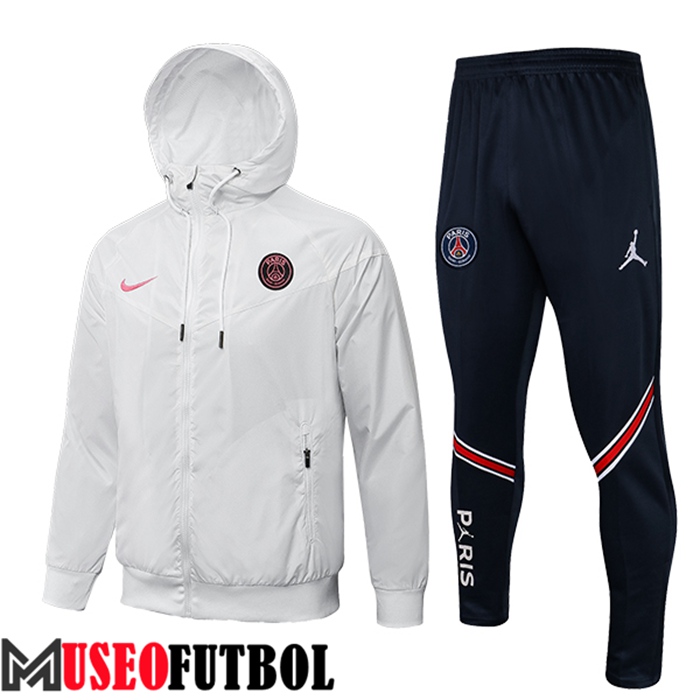 Rompevientos Chandal De Futbol PSG Blanco 2022/2023