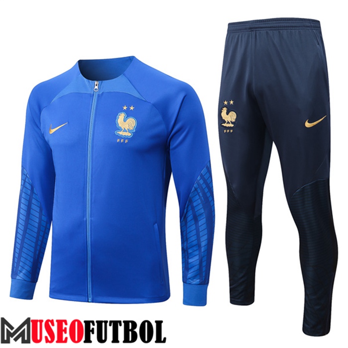 Chandal Futbol - Chaqueta Francia Azul 2022/2023