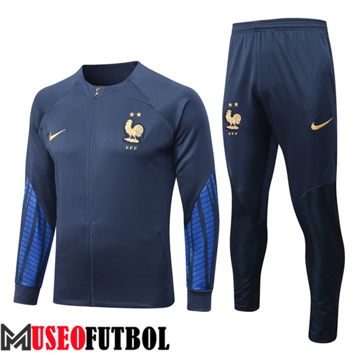 Chandal Futbol - Chaqueta Francia Azul Marin 2022/2023