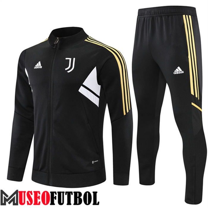 Chandal Futbol - Chaqueta Juventus Negro/Blanco 2022/2023