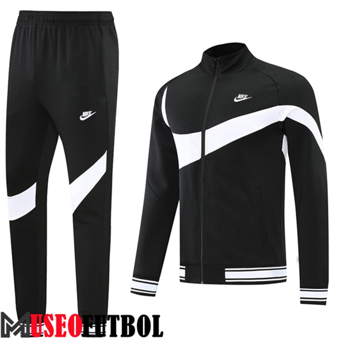 Chandal Futbol - Chaqueta Nike Negro/Blanco 2022/2023