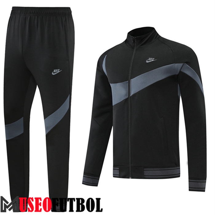 Chandal Futbol - Chaqueta Nike Negro/Gris 2022/2023