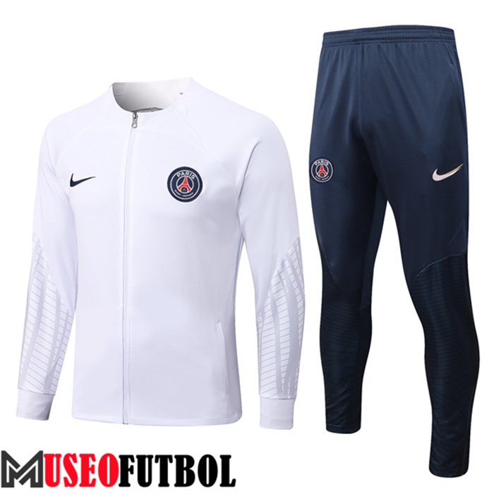 Chandal Futbol - Chaqueta PSG Blanco 2022/2023