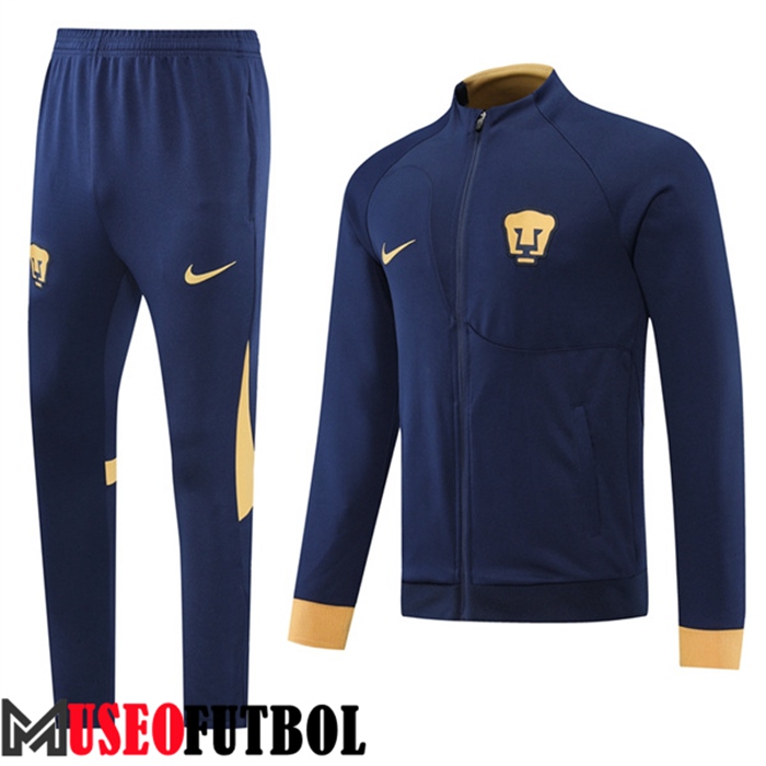 Chaqueta Chandal Futbol Pumas UNAM Azul 2022/2023