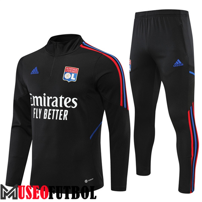 Chandal Equipos De Futbol Lyon Negro 2022/2023