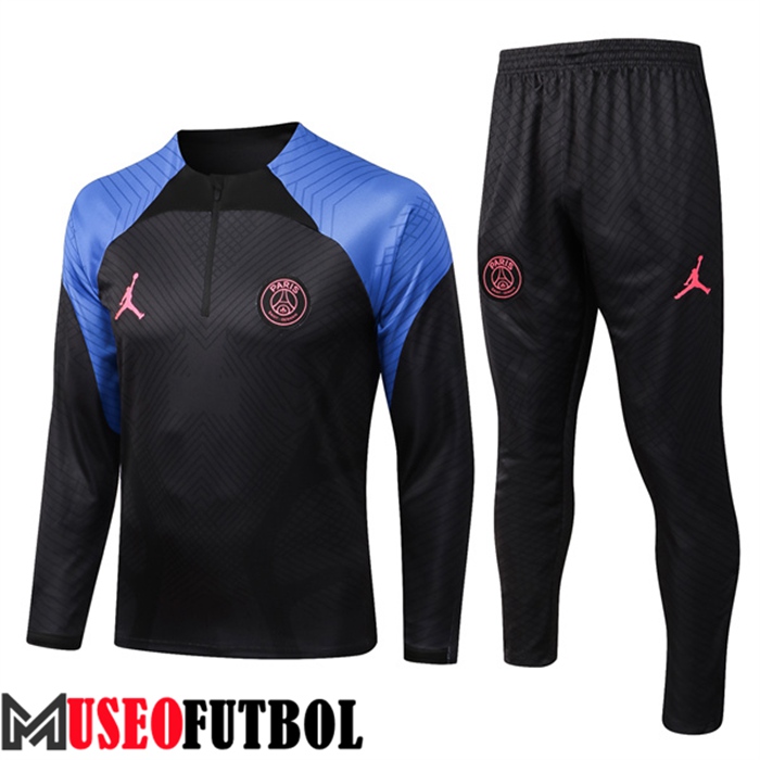 Chandal Equipos De Futbol Jordan PSG Negro/Azul 2022/2023