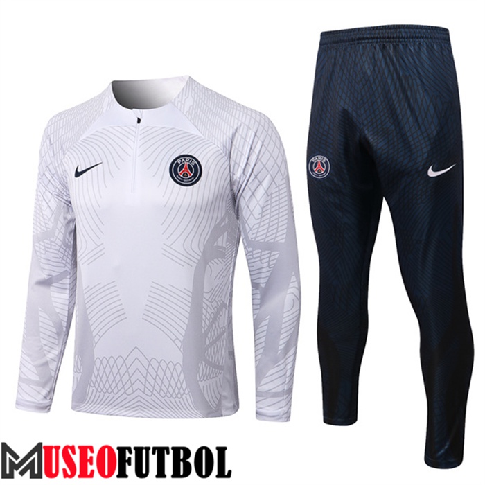 Chandal Equipos De Futbol PSG Pattern Blanco 2022/2023