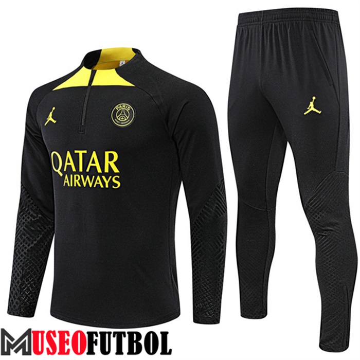 Chandal Equipos De Futbol Jordan PSG Negro/Amarillo 2022/2023