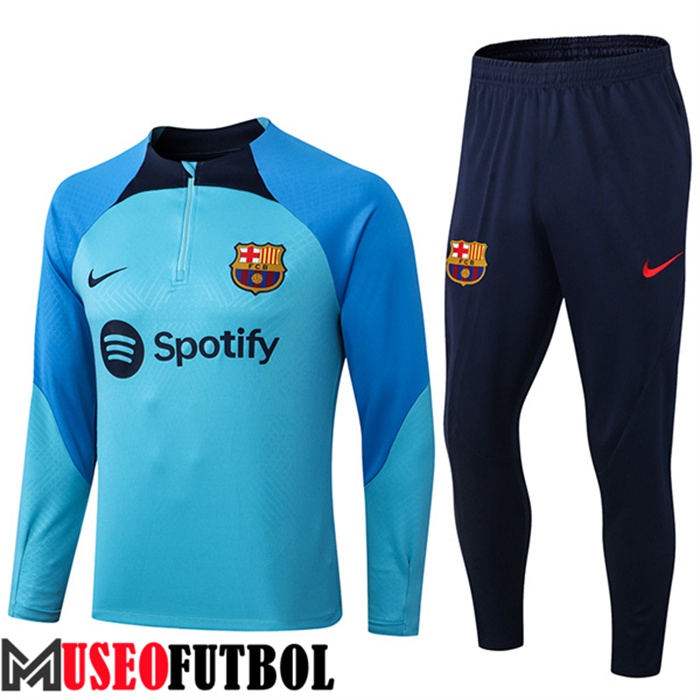 Chandal Equipos De Futbol FC Barcelona Azul Claro 2022/2023