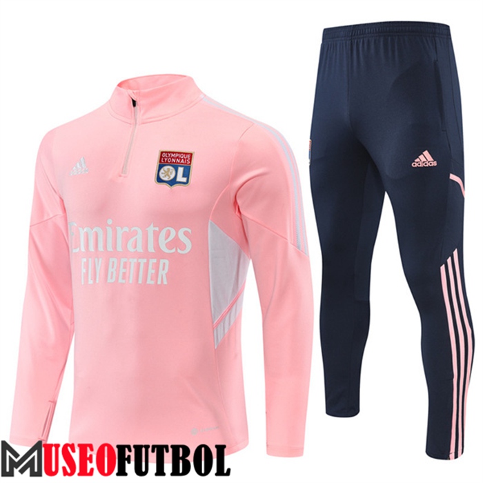 Chandal Equipos De Futbol Lyon Rosa 2022/2023