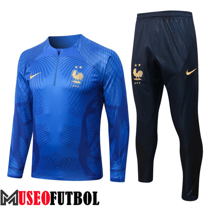 Chandal Equipos De Futbol Francia Pattern Azul 2022/2023